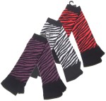 Handschuh Zebra fingerlos