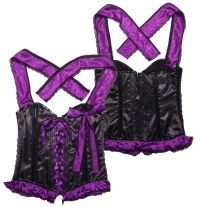 Korsage Amour Purple Evil Clothing Poizon Industries Korsage Amour Purple Evil Clothing Poizon Industries