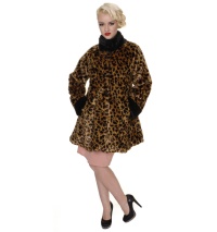 Damenmantel Leopard