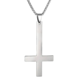 Halskette umgedrehtes Kreuz