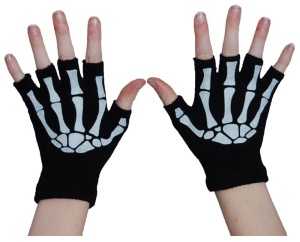Handschuh fingerlos Skellett Poizen Industries