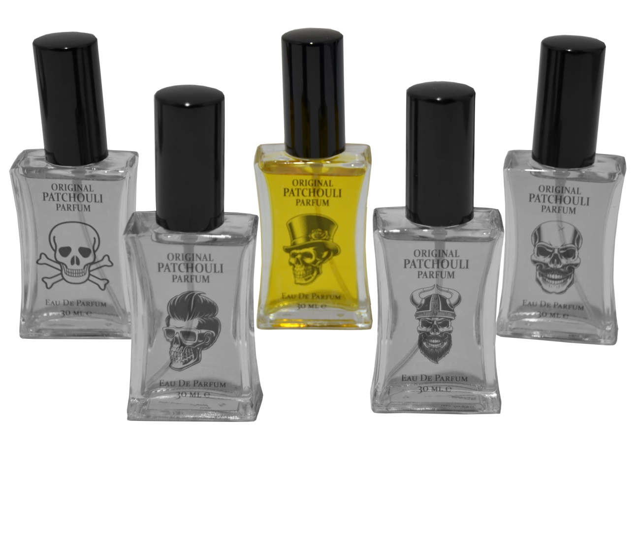 Patchoulie Parfüm Skull Zylinder 30ml