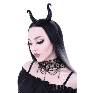 Gothic Haarreif Hörner