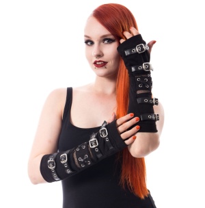 Armstulpen mit Schnallen Riot