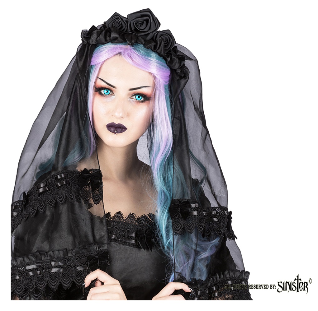 Gothic Organza Schleier Sinister