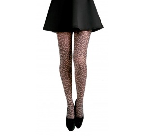 Strumpfhose Leopardenmuster klein