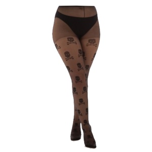 Strumpfhose Totenkopf/Tight Sheer Skull