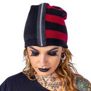 Beanie schwarz/rot Chemical Black