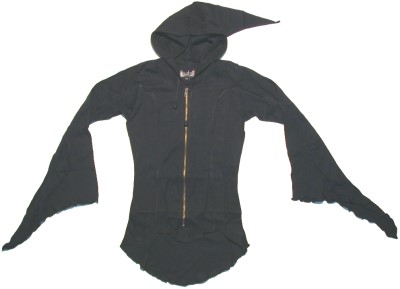 Kapuzenjacke mit spitzer Kapuze 