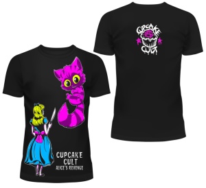 Damen T-Shirt Alices Revenge Cupcake Cult