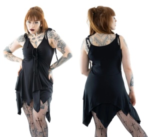 Kleid mit Zipfelsaum