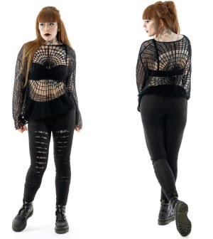 Spinnenetz Pullover