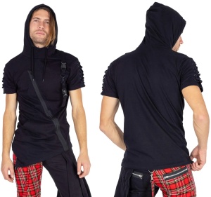 T-Shirt mit Kapuze
