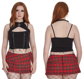 Crop Top geschnürt