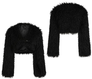 Flokati Kurzjacke