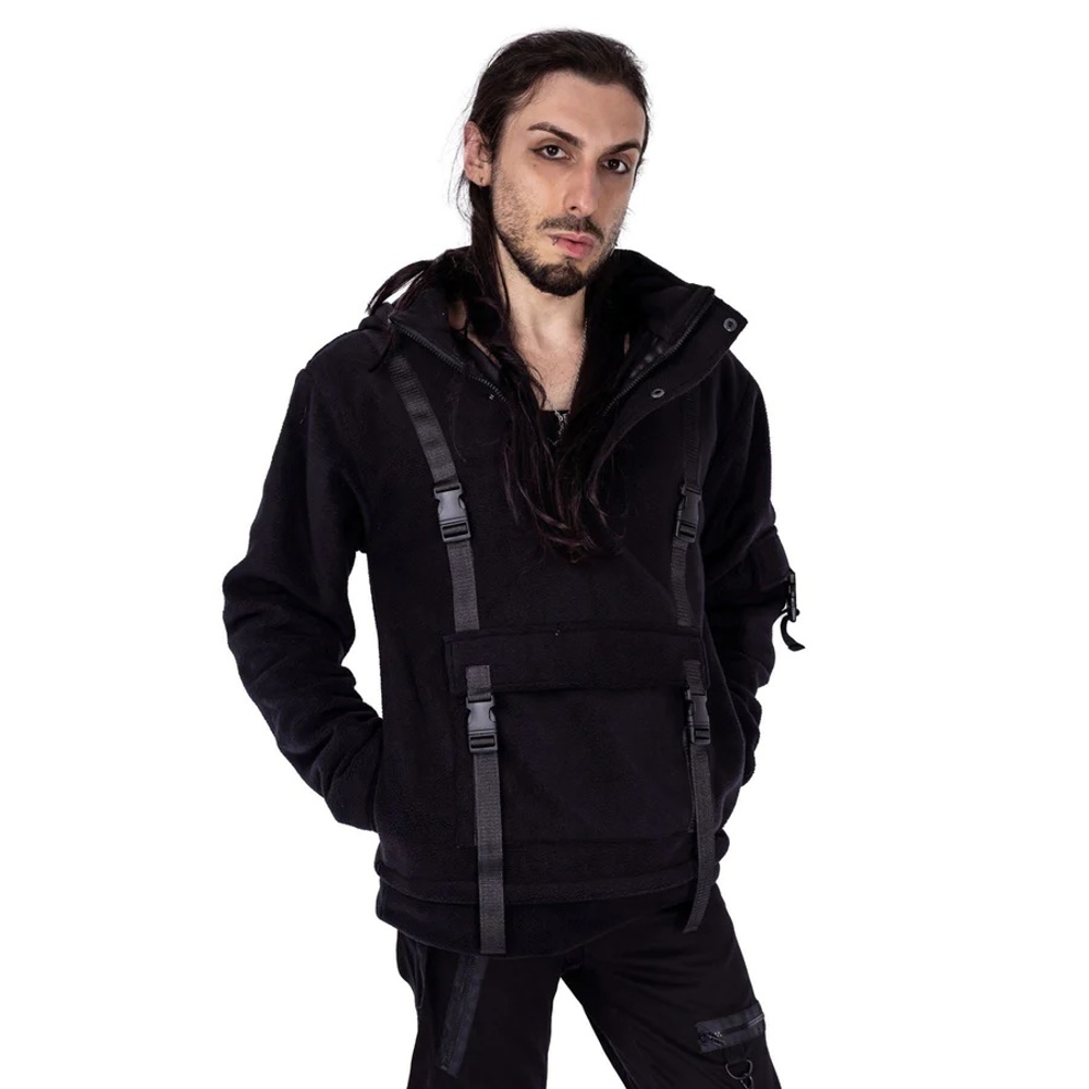 Gothic Fleece Jacke Überzieher