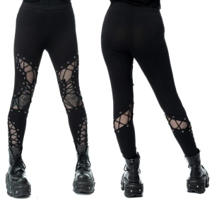 Leggings mit Spitzeneinsatz Vixxsin