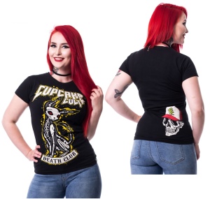 Girl T-Shirt Death Club Cupcake Cult 