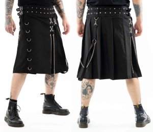 Kilt Schottenrock Chemical Black