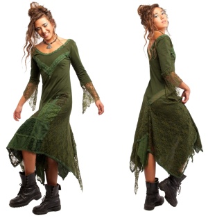 Kleid Nature im Elfen und Feen Punk Look