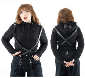 Kurzjacke mit Kapuze