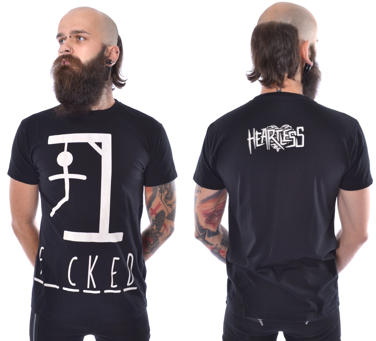 Hangman T-Shirt Heartless - Heartless Männershirts kurzam - Details ...