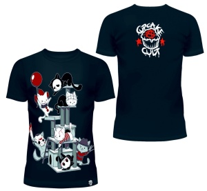 Horror Cats T-Shirt Cupcake Cult