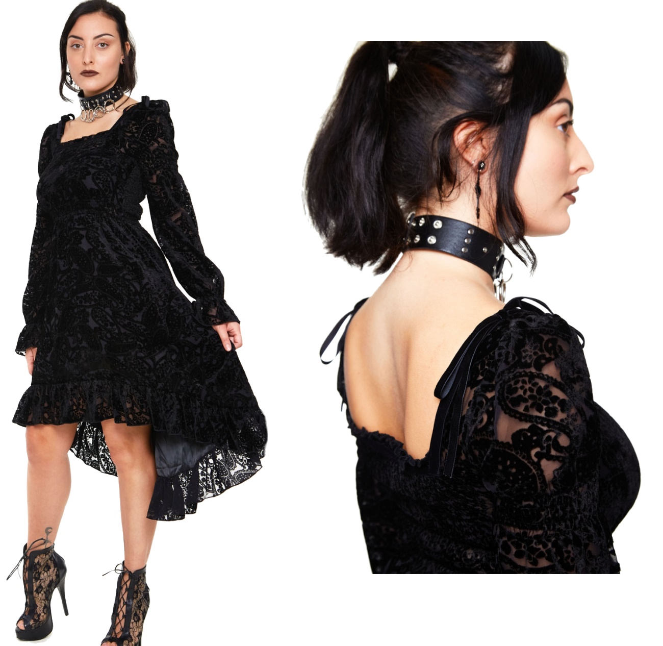 Gothic Rüschenkleid Jawbreaker