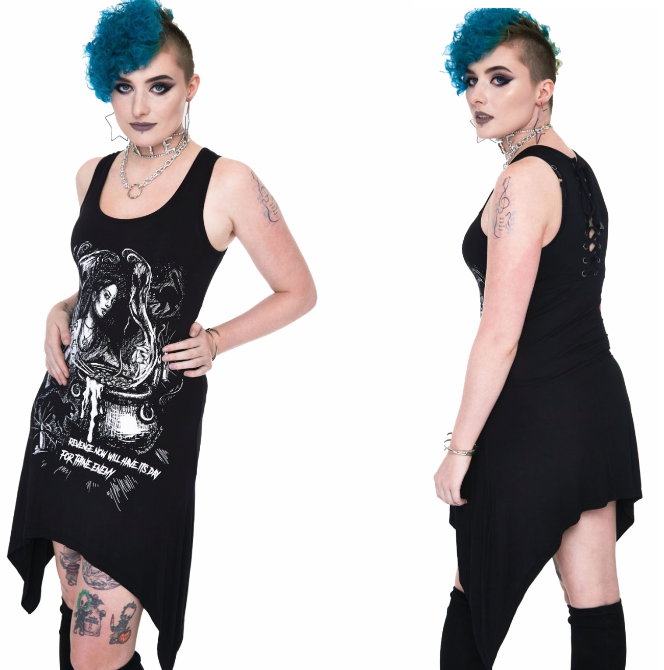 Zipfel Dress Modern witch witchy Jawbreaker