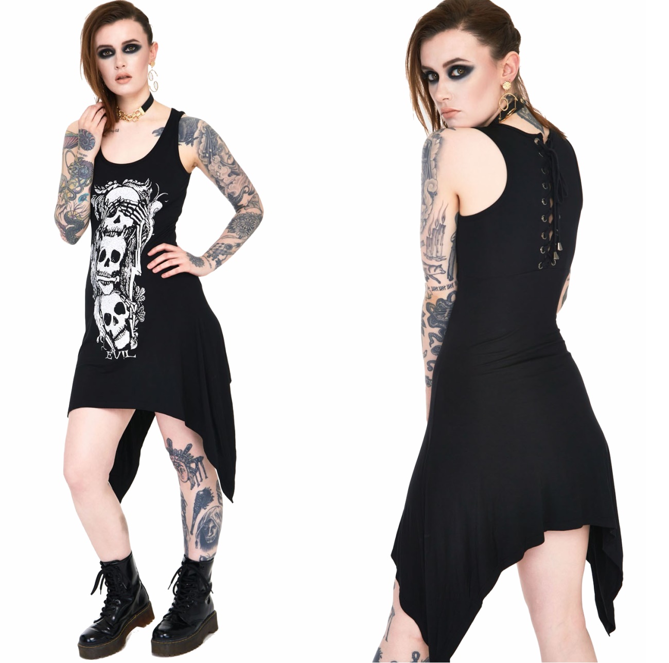 Zipfel Dress 3 Skull Jawbreaker