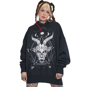 Kapuzenpullover Oversize Baphomet