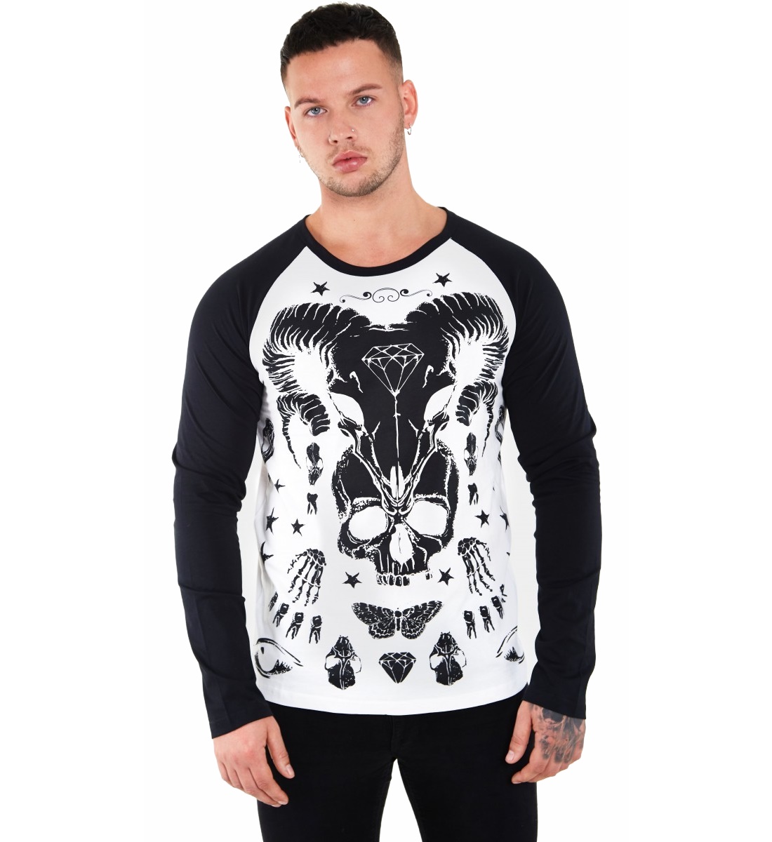 Longsleeve Skull and Bones unisex