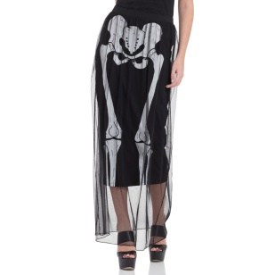 Skeleton Layer Skirt/Rock Skelett Jawbreaker