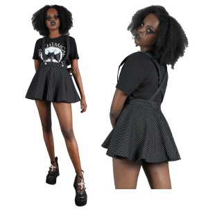 Minirock mit Hosenträgern Suspender Skirt Jawbreaker