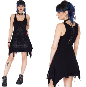 Zipfel Dress Mystic Cat Jawbreaker