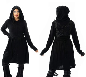 Strickjacke Schmetterlingsflügeln