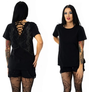 Tshirt mit Schmetterlingsflügel