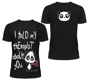 Girlshirt Comic Cupcake Cult Killer Panda