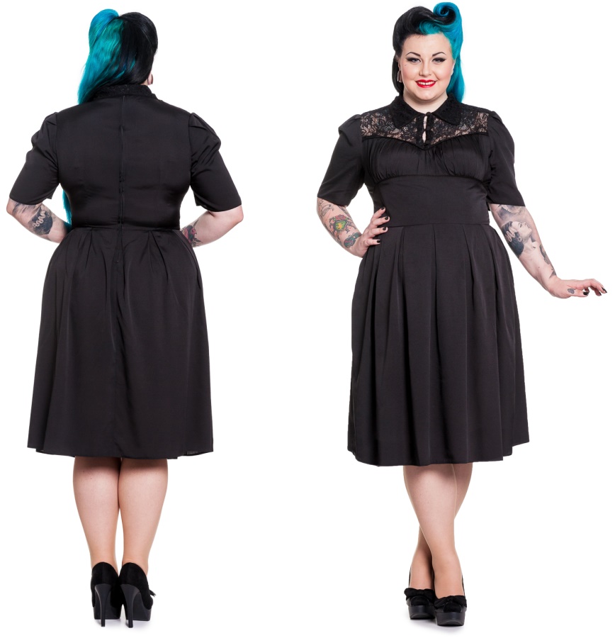Gothic Kleid Connie Plussize Hellbunny - Hellbunny Kleider - Gothic  Onlineshop - Gothic Punk Rockabilly Shop Gothicshop - Details - Ps4284plus  Kleidung