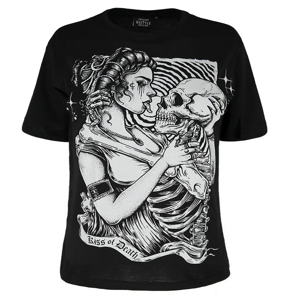T-Shirt Oversized Kiss of Death