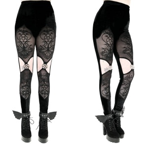 Leggings mit Pentagramm