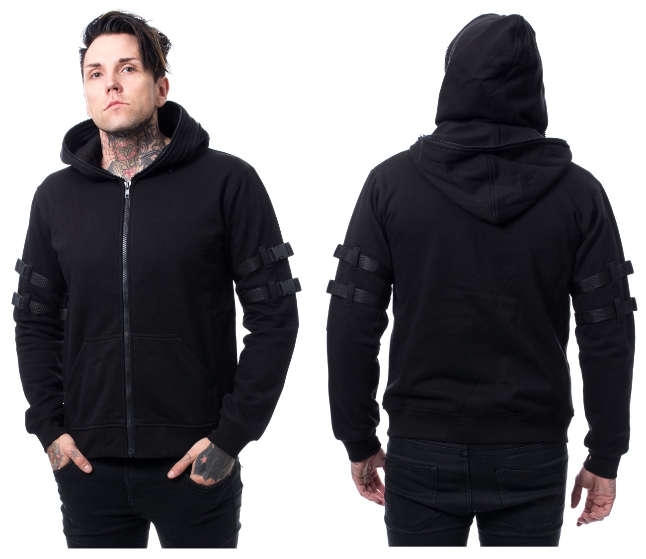 Kapuzenjacke Ryker Hood Chemical Black