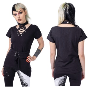 T-Shirt mit Schnürung Vixxsin