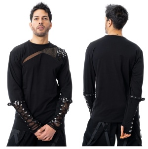 Longsleeve mit Netzeinsatz