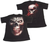 T-Shirt Skull Shock Spiral