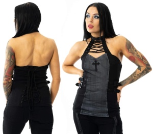 Korsagentop mit Kreuz