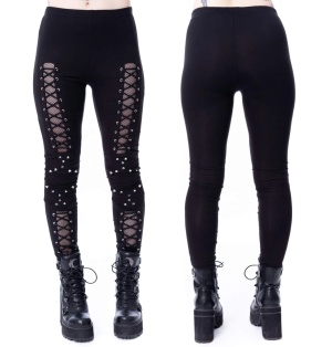 Leggings Chemical Leggings mit Schnürung