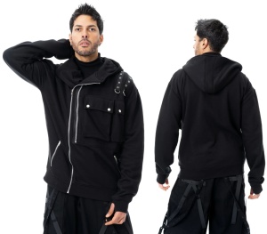 Kapuzensweat im Gothicstil