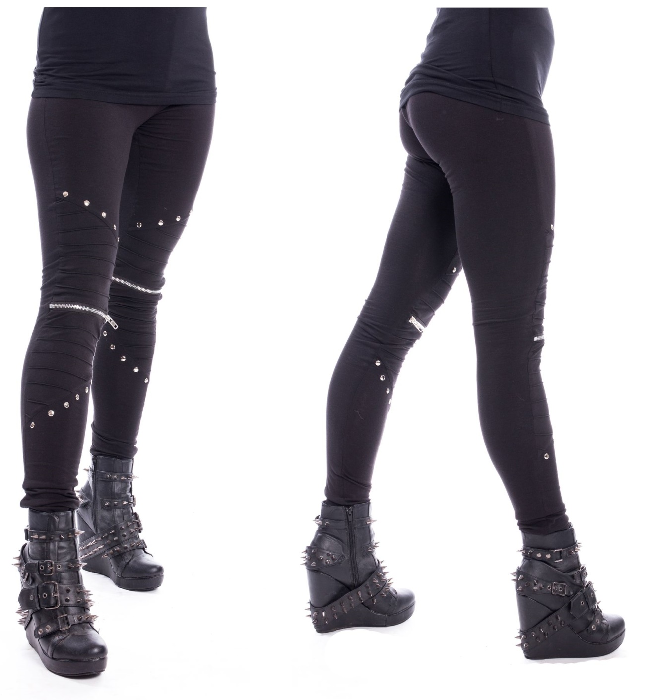 Wind Leggings Nieten Legging Vixxsin