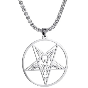 Easure Kette Pentagramm Round